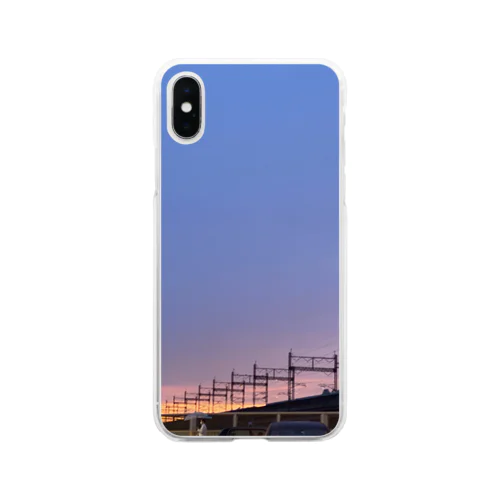 夕焼 Soft Clear Smartphone Case