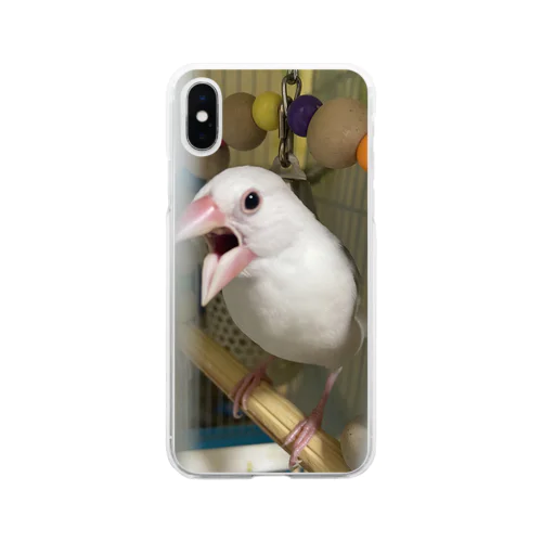 まめちゃん♪ Soft Clear Smartphone Case