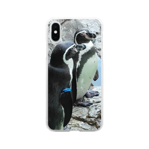 ペンギン兄弟 Soft Clear Smartphone Case