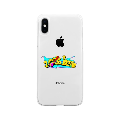 HSZK_beru グラフィティアート Soft Clear Smartphone Case