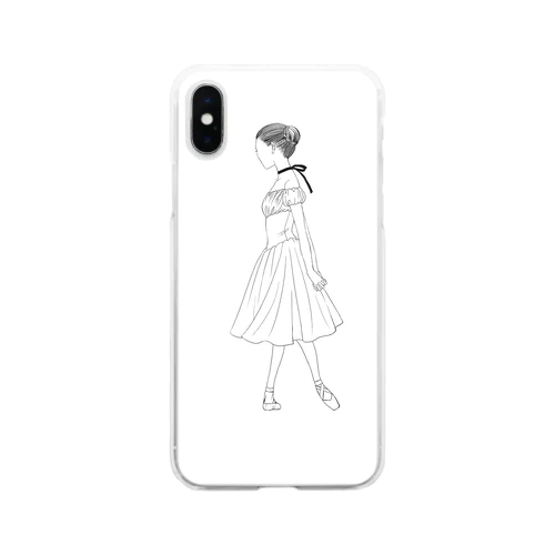 バレリーナ Soft Clear Smartphone Case