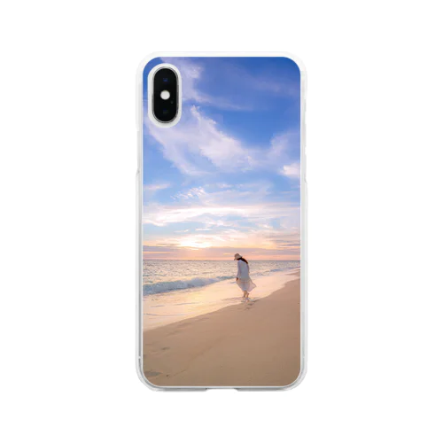 sunset～KENちゃんの写真フォルダ～ Soft Clear Smartphone Case