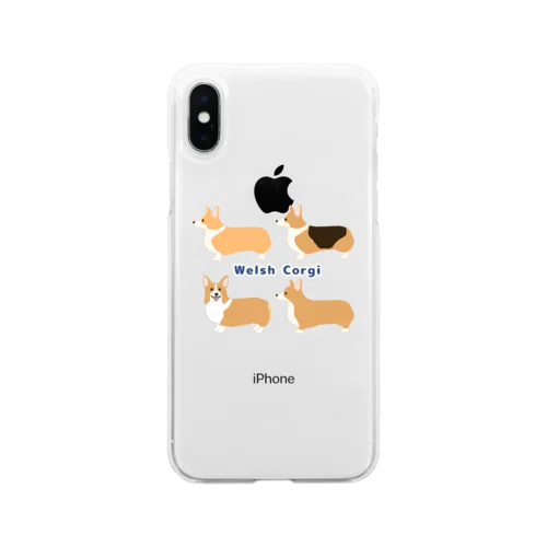 welsh corgi Soft Clear Smartphone Case