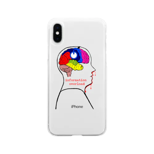 Information Overload Soft Clear Smartphone Case