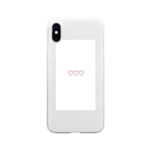 heart Soft Clear Smartphone Case