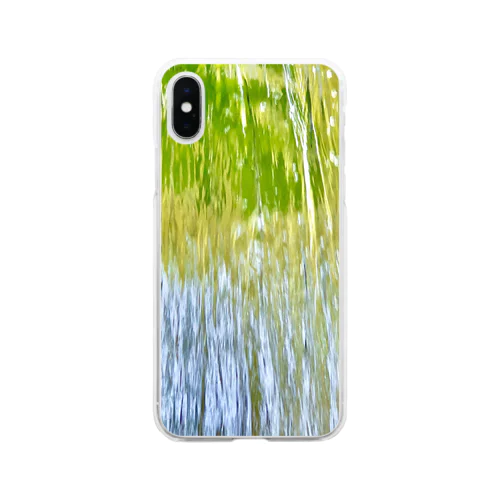 Green water  Soft Clear Smartphone Case