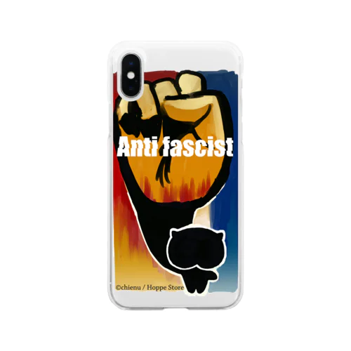 ANTI FASCIST Soft Clear Smartphone Case