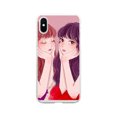 pink Soft Clear Smartphone Case