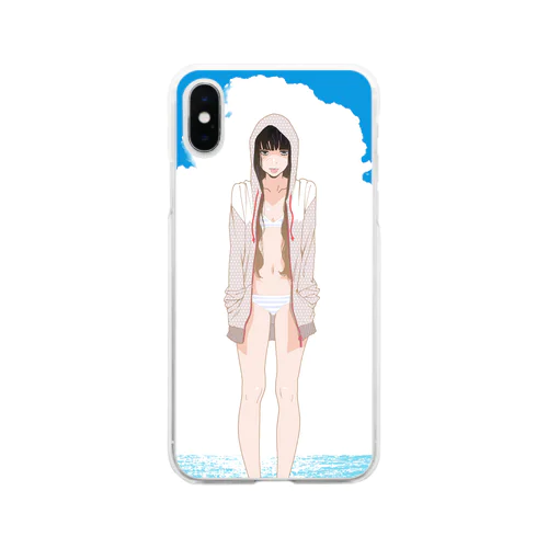 オトメ水着の楽園／ほのか Soft Clear Smartphone Case