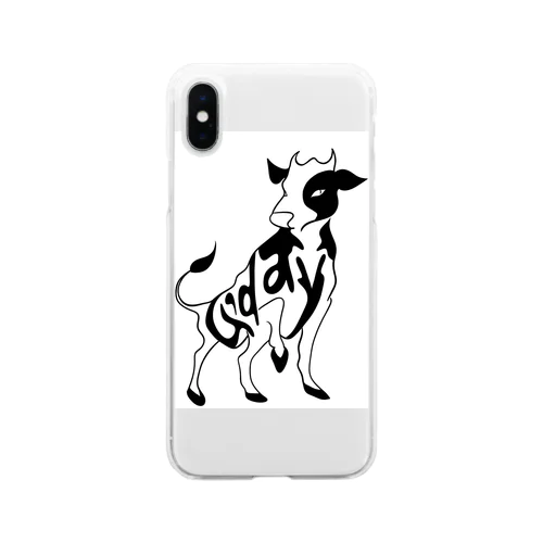 グッデイcow Soft Clear Smartphone Case