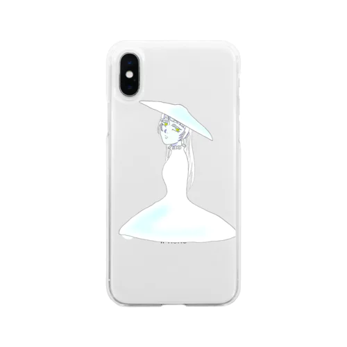 毒キノコガールズ　ドクツルタケ Soft Clear Smartphone Case