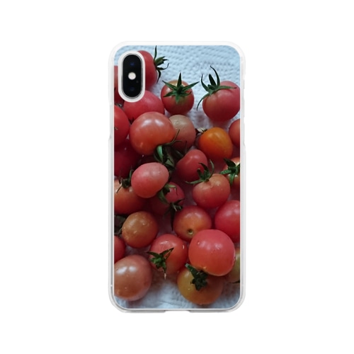 トマトが食べたかったのです。 Soft Clear Smartphone Case
