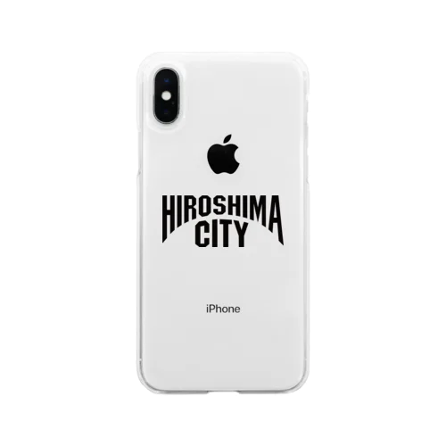 広島　HIROSHIMA　ヒロシマシティ Soft Clear Smartphone Case