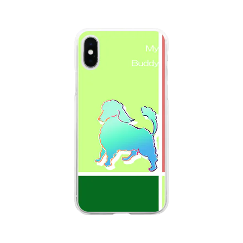 Mybuddy-ToyPoodle Soft Clear Smartphone Case