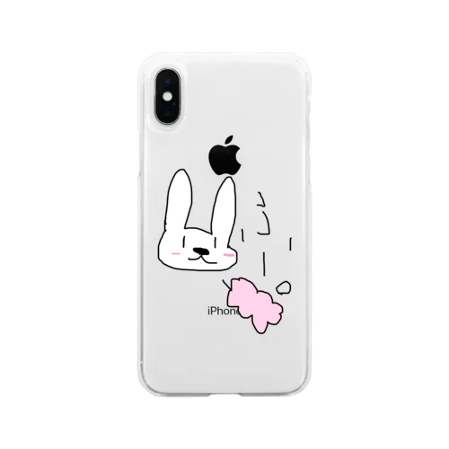 ふーっと、ふーちゃん Soft Clear Smartphone Case