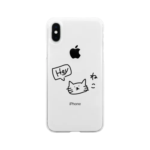 へいねこ Soft Clear Smartphone Case