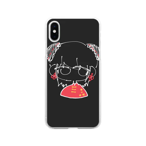 チャイナかも Soft Clear Smartphone Case