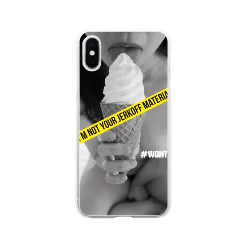 ICE CREAM BABY Soft Clear Smartphone Case