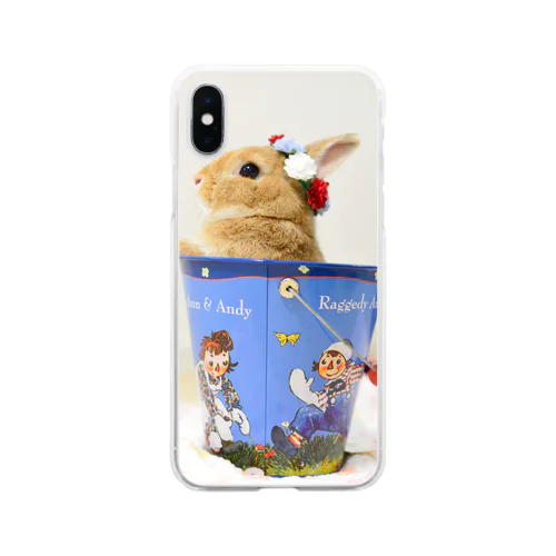 うさぎのくうちゃん Soft Clear Smartphone Case