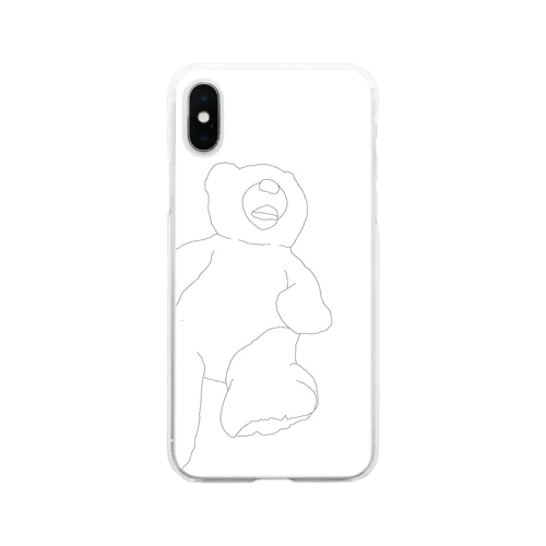 my bear Soft Clear Smartphone Case