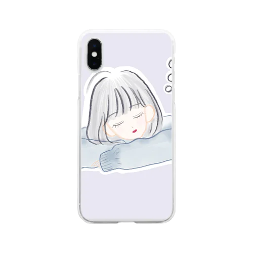 おやすみ Soft Clear Smartphone Case