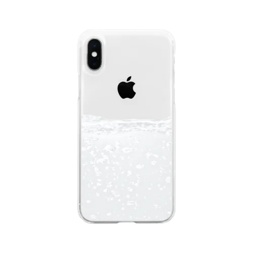 炭酸水 Soft Clear Smartphone Case