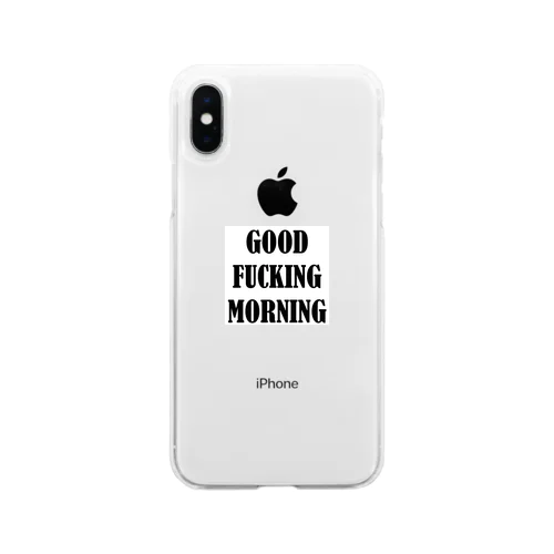 グッファキンモーニング　 Soft Clear Smartphone Case