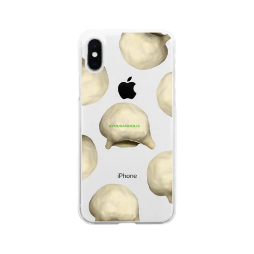 iPhone【GYOUSAN DOT_nm】 ソフトクリアスマホケース