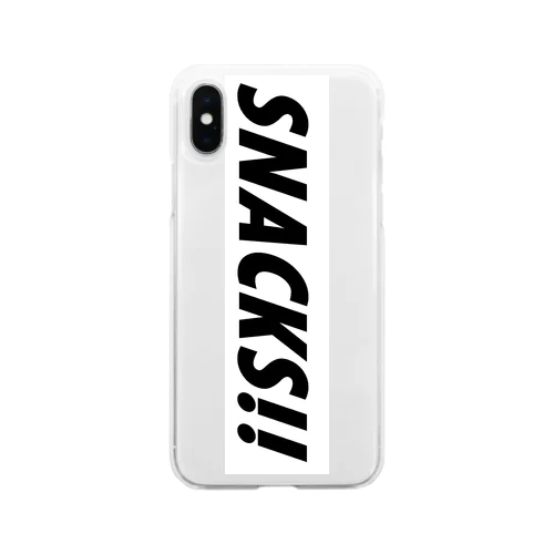 SNACKS！！　001（横） Soft Clear Smartphone Case