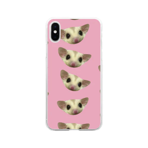 フクモモきなこ♥ Soft Clear Smartphone Case