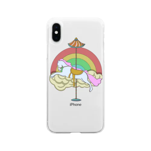 メリーゴーラウンド Soft Clear Smartphone Case