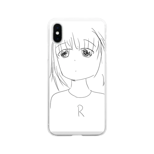 Rさん Soft Clear Smartphone Case