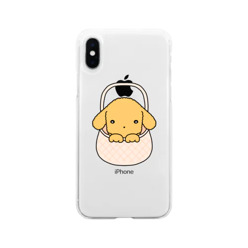 カゴ入り犬 Soft Clear Smartphone Case