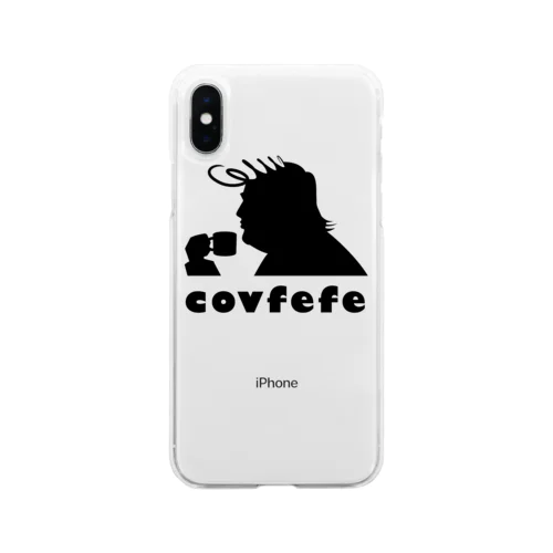 covfefe ソフトクリアスマホケース