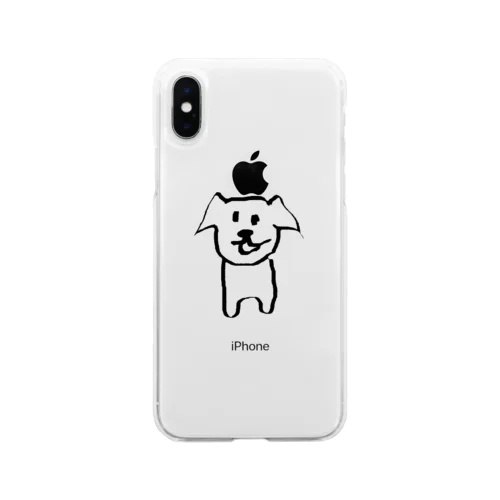 なむ犬 Soft Clear Smartphone Case