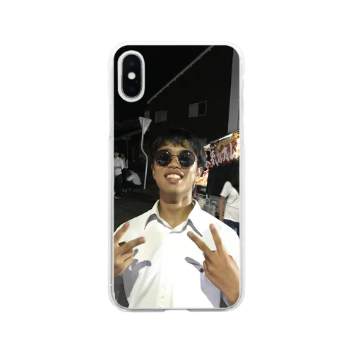 お祭り男 Soft Clear Smartphone Case