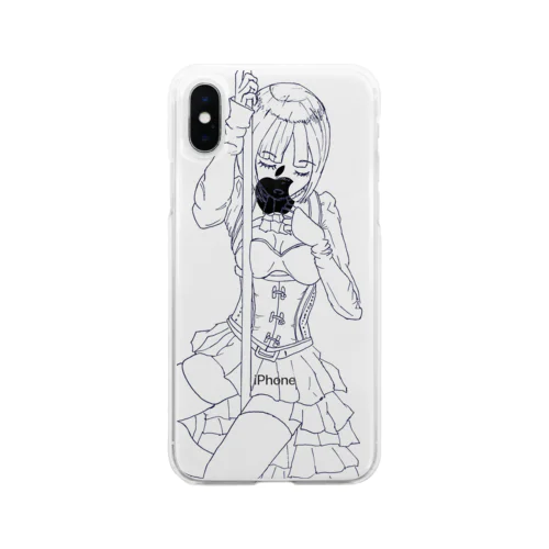 ポール Soft Clear Smartphone Case