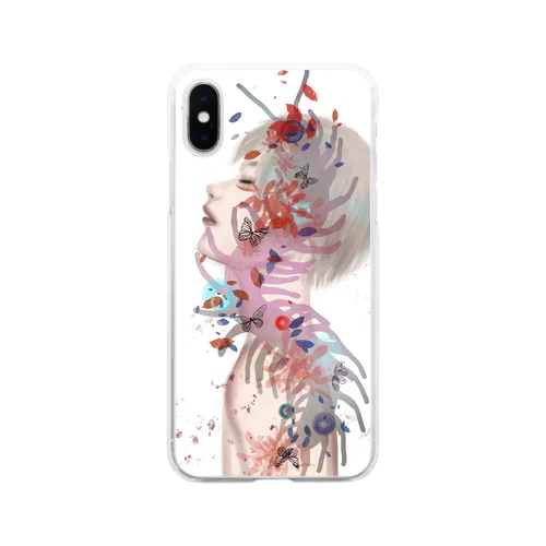 metamorphosis.ムカデ。アニメ。 Soft Clear Smartphone Case