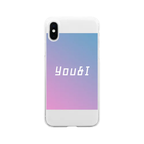 グラデーションYou&I Soft Clear Smartphone Case