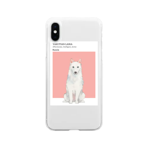 犬 ヤクーチアン ライカ  Soft Clear Smartphone Case