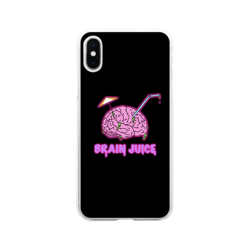 BRAIN JUICE Soft Clear Smartphone Case