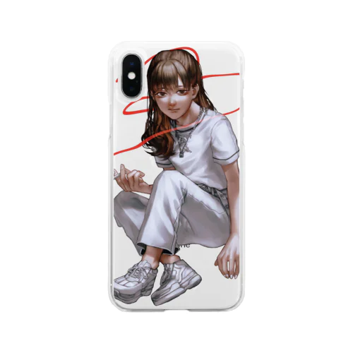 ぱきみちゃ Soft Clear Smartphone Case