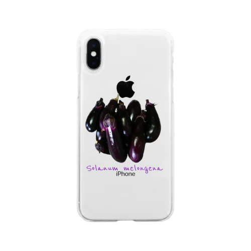 進撃の秋茄子🍆 Soft Clear Smartphone Case