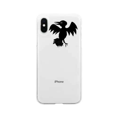 ヤタガラス-200922 Soft Clear Smartphone Case