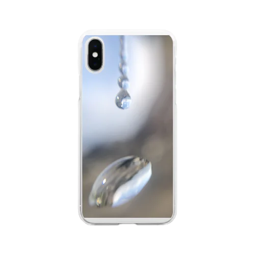 しずくがあそぶ Soft Clear Smartphone Case