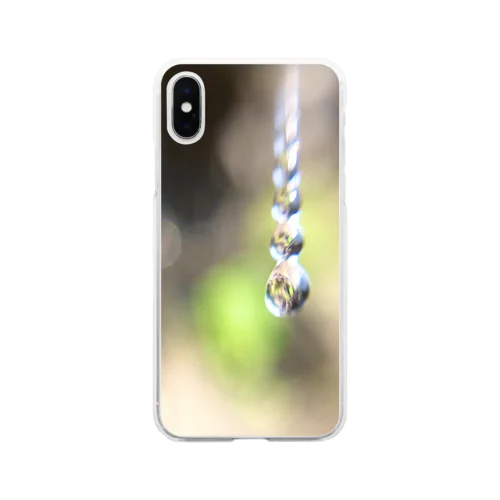 しずくがあそぶ Soft Clear Smartphone Case