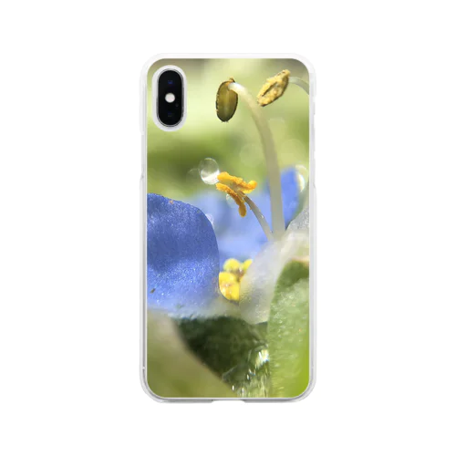 きらめきの花 Soft Clear Smartphone Case