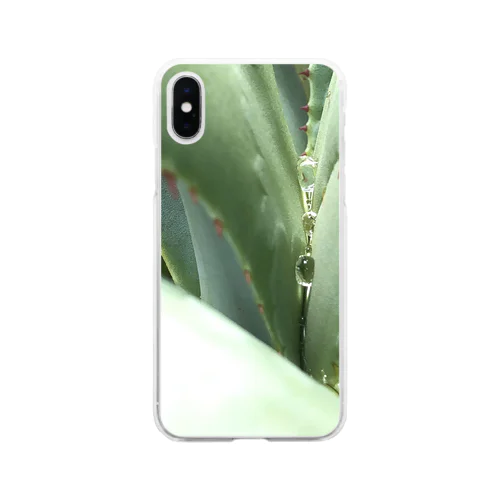 みずのいごこちを思う Soft Clear Smartphone Case