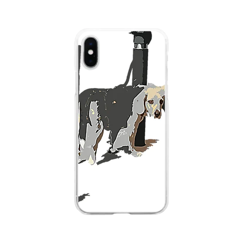 スペインの犬 Soft Clear Smartphone Case