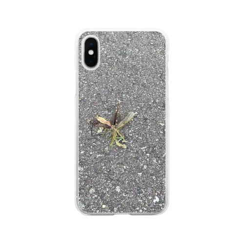 カマキリの生き方 Soft Clear Smartphone Case